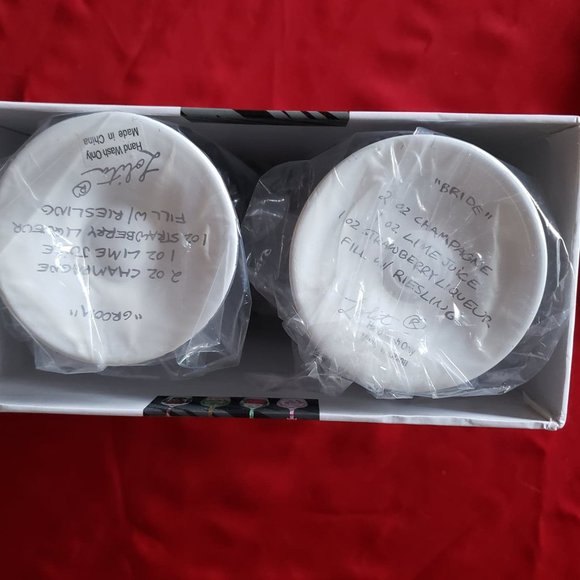 LOLITA "Love my Wine" Wedding Bride&Groom Wine glasses set - Picture 5 of 14